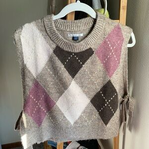 American Eagle Argyle Sweater Vest